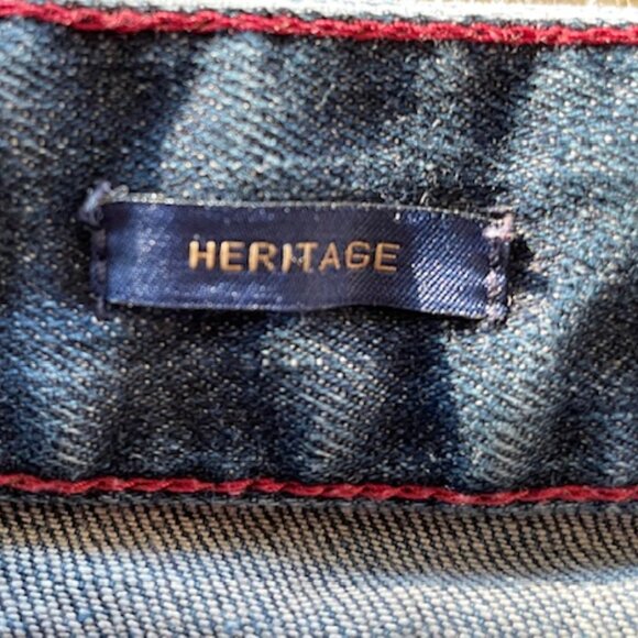 Upcycled, Reworked Applique Floral & Denim Patches, Talbot Jeans, SZ 12 Petite. - Picture 11 of 12